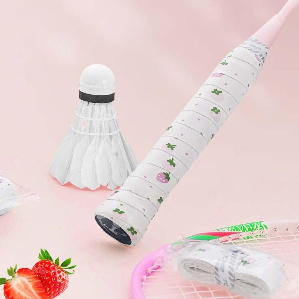Panda Flower Badminton Sweatband Non-Slip Racket Grip Tape Badminton Grip  Outdoor Sports