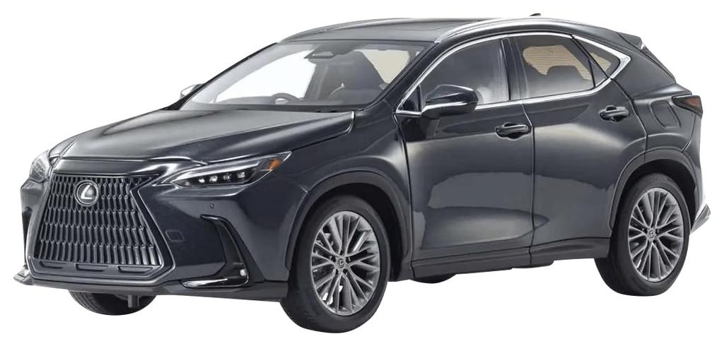 Originální model Kyosho Lexus NX v grafitově černém provedení, hotový produkt v měřítku 1:18, 450 h+