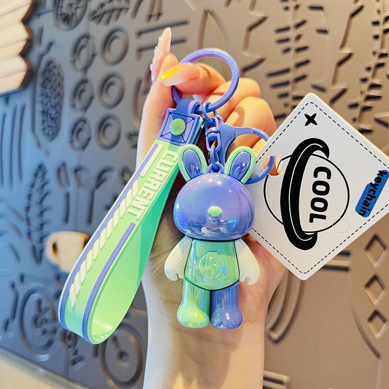 

Мультяшный УФ Сращивание Цвета Стоячий Кролик Брелок Женский Крутой Гальванизированный Кролик Кукла Брелок