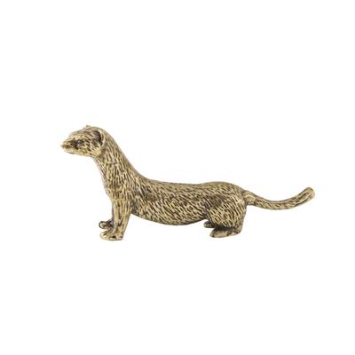 Cute Brass Animal Decoration , Tea Pet And Table Pet