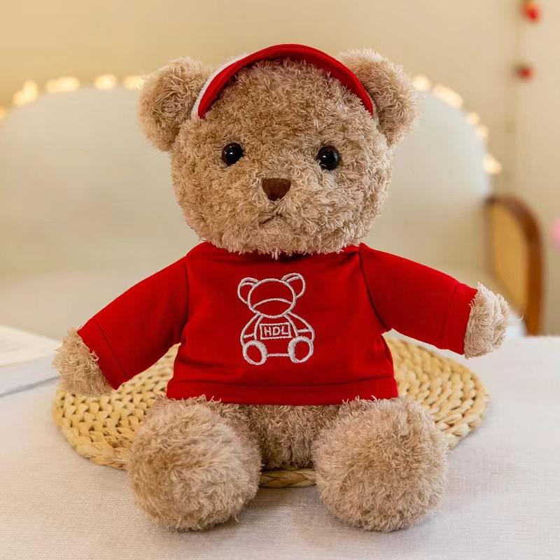 Cute Golf Bear Big Afu Plush Toy Cartoon Doll Brown Bear Ornaments Sofa Cushion Bedside Ornaments