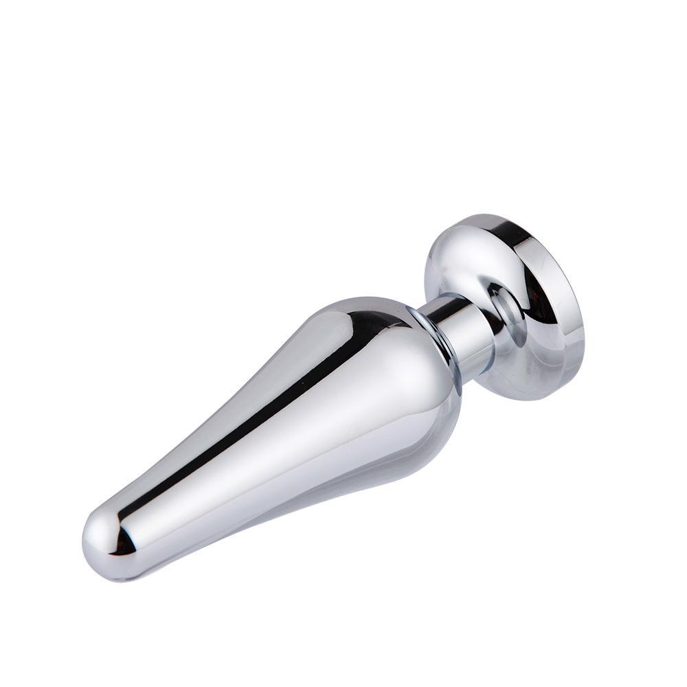 MoDi Crystal Silver Colour Metal Backyard Stainless Steel  Anal Plug