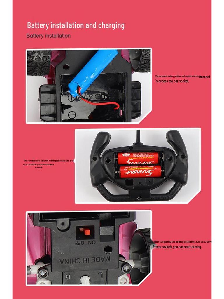 Cross-Border Children's Remote Control Off-Road Electric Jeep Toy Car