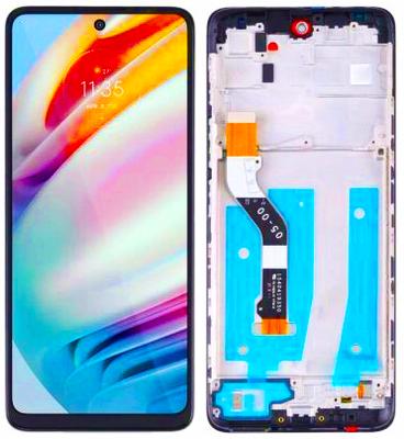 Originální LCD displej pro Motorola Moto G60 G40 Fusion Rám