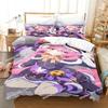 Fashion 3D Print Anime Pink Girls Neneka Bedding Set Single Twin Full Queen King Size Bed Set Adult Kid Bedroom Duvet cover sets