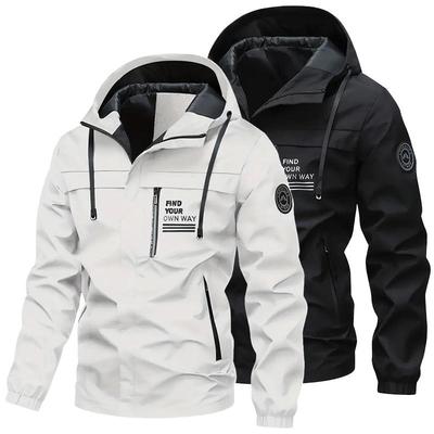2024 Men's Waterproof Casual Outdoor Jacket - Trendy Spring & Autumn Design