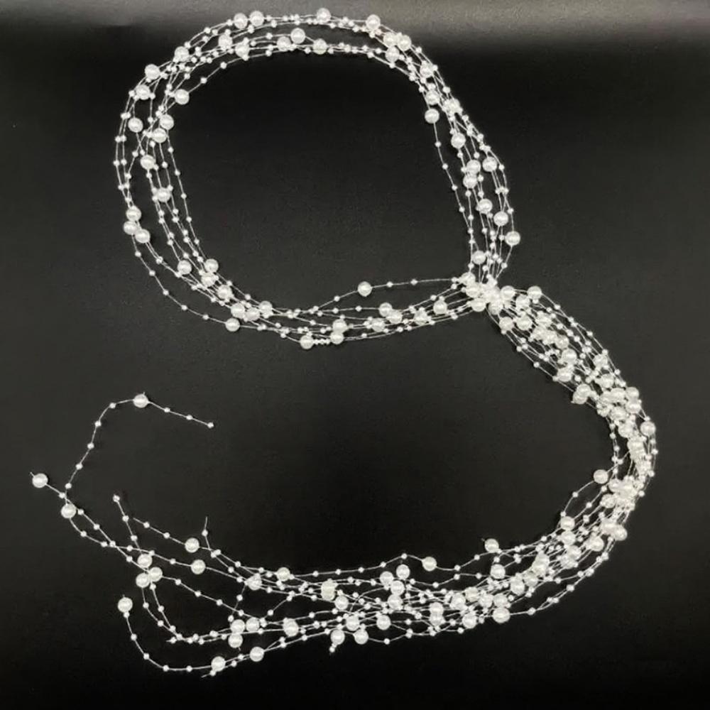 Luxury Imitation Pearl Tiaras Hairbands Handmade Headbands Girls Women Hairstyles Designs Tools Bridal Wedding Hair Accessories