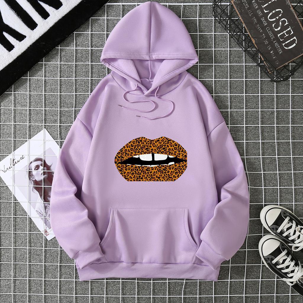 Real shot pattern printed hoodie girls personalized printed hoodie idle regular jumper women extra large size