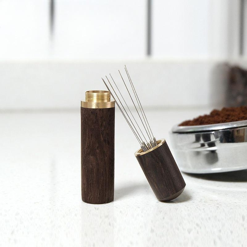 

1pc Coffee Cloth Powder Needle Mini Handle Dispenser Hand Brew Stirring Needle Anti Clumping Coffee Tool