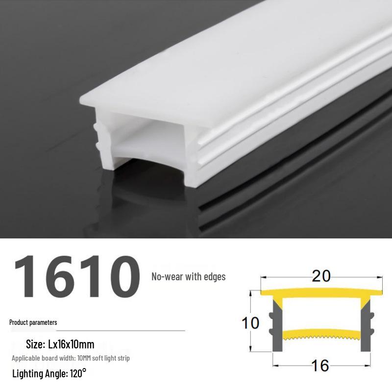 

Силіконова світлодіодна стрічка Вбудована кришка з маскою з м яким краєм