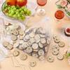 200 Pcs Wooden Drink Tokens Bulk Wedding Drinks Tokens with Organza Bags Wooden Nickels Free Drink Tickets Bar Poker Chips for Party Bar Tickets