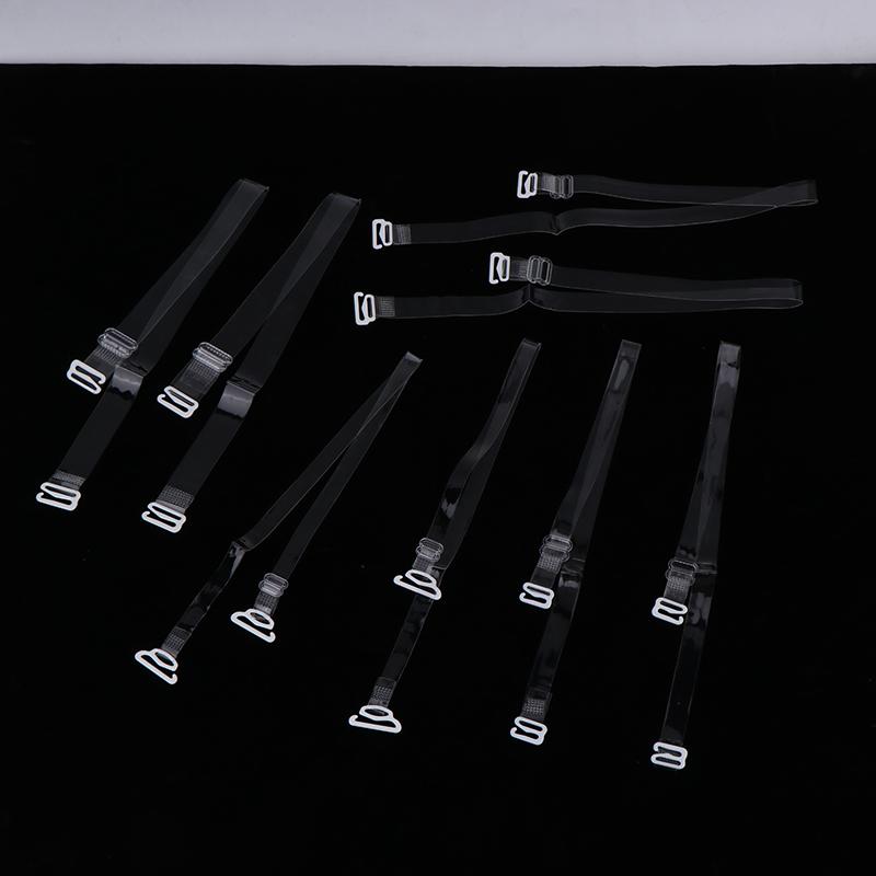 Adjustable Intimates Accessories Bra Straps Belt Women'S Elastic Invisible Transparent Silicone Bra Straps