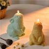 Easter Baking Molds Reusable Bunny Egg Easy Release Silicone Candle Making Molds Easter Decor for Plaster Wax Clay Resin Soap