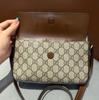 [Pre-Owned] Gucci Horsebit 1955 Small Shoulder Bag 'Beige/Ebony' - Excellent #B2X0G4
