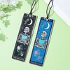 Thin Metal Page Holder Tarot Card Bookmark, Stainless Steel Skeleton Pattern Marker, Dark Style Bookmark Book Mark for Students Reading, Gothic
