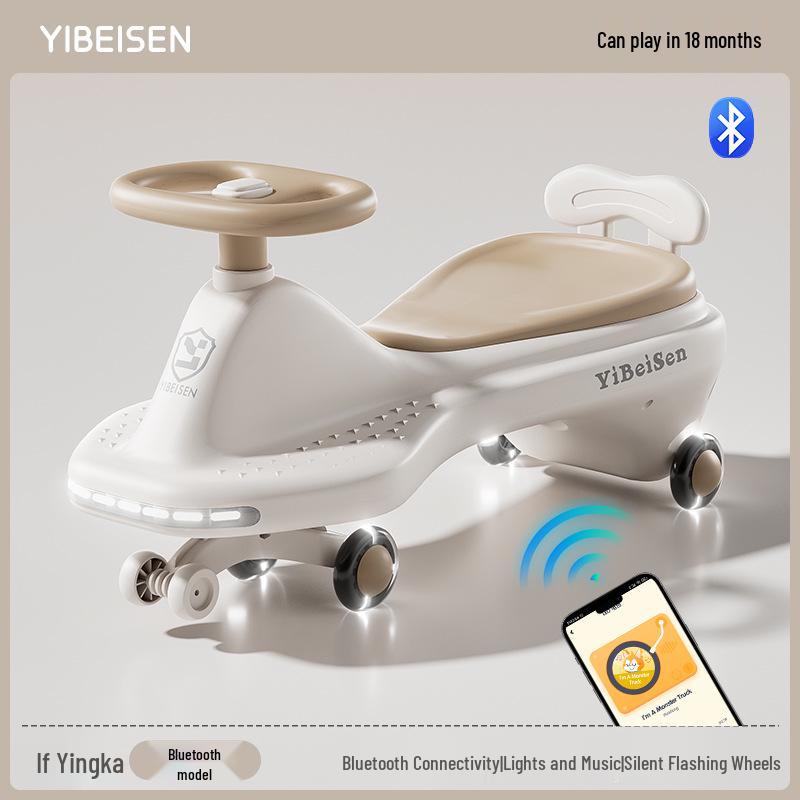 

Самокат с защитой от опрокидывания и поворотом для детей 1-3 лет и взрослых: Качание, Скольжение, Веселье