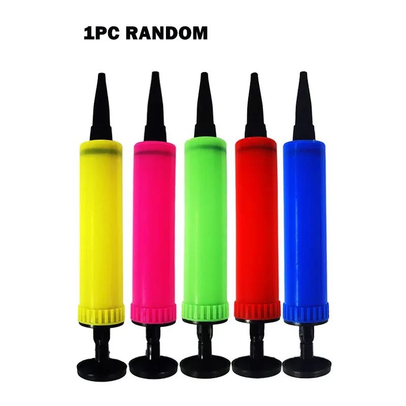 

Портативный насос для воздушных шаров Пластиковый пластиковый экологический защитный ручной насос для накачивания воздуха Декор для вечеринки Поставка аксессуаров для воздушных шаров