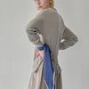 pelote Silk Coloured Scarf (Navy)