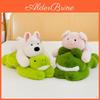 Animal Plush Toy Pillow Frog Tortoise With Pp Cotton For Kids Bedtime Comfort
