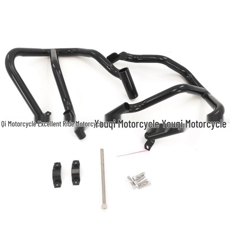 CFMOTO 450SR High-Carbon Steel Crash Bars: Thickened Anti-Fall Racing Guards