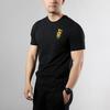 Nike T Shirts Men's Black Crew Neck Moderate Straight Fit