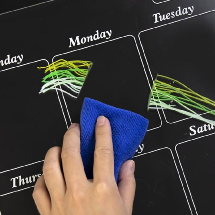 Stylish Acrylic Memo Pad with Magnet Durable Fridge Reminder Whiteboard for Home