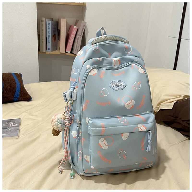 High Value, Fresh and Sweet Alphabet Backpack, Light, Simple and Large-capacity Backpack for Junior High School Students