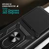 Dla Xiaomi Poco M8 Pro 5G/Redmi Note 15 Pro+ 5G (Światowy) Etui z przesuwną osłoną aparatu PC + TPU z podpórką Pokrowiec na telefon