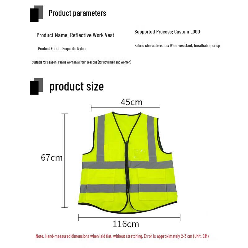 High-Visibility Reflective Safety Vest