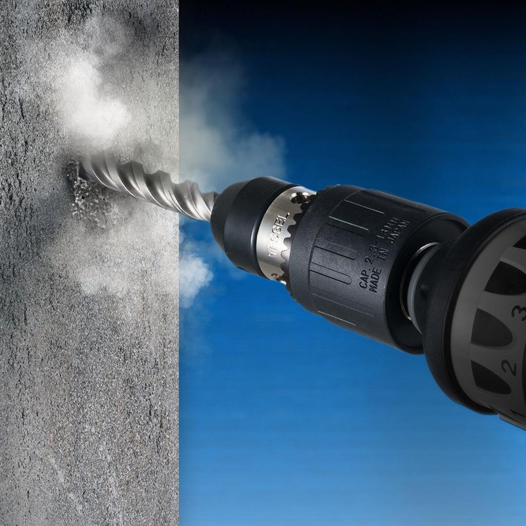 VESSEL Drill Chuck SDS Plus Keyless Type, 2.5-13mm Diameter, BH-22H