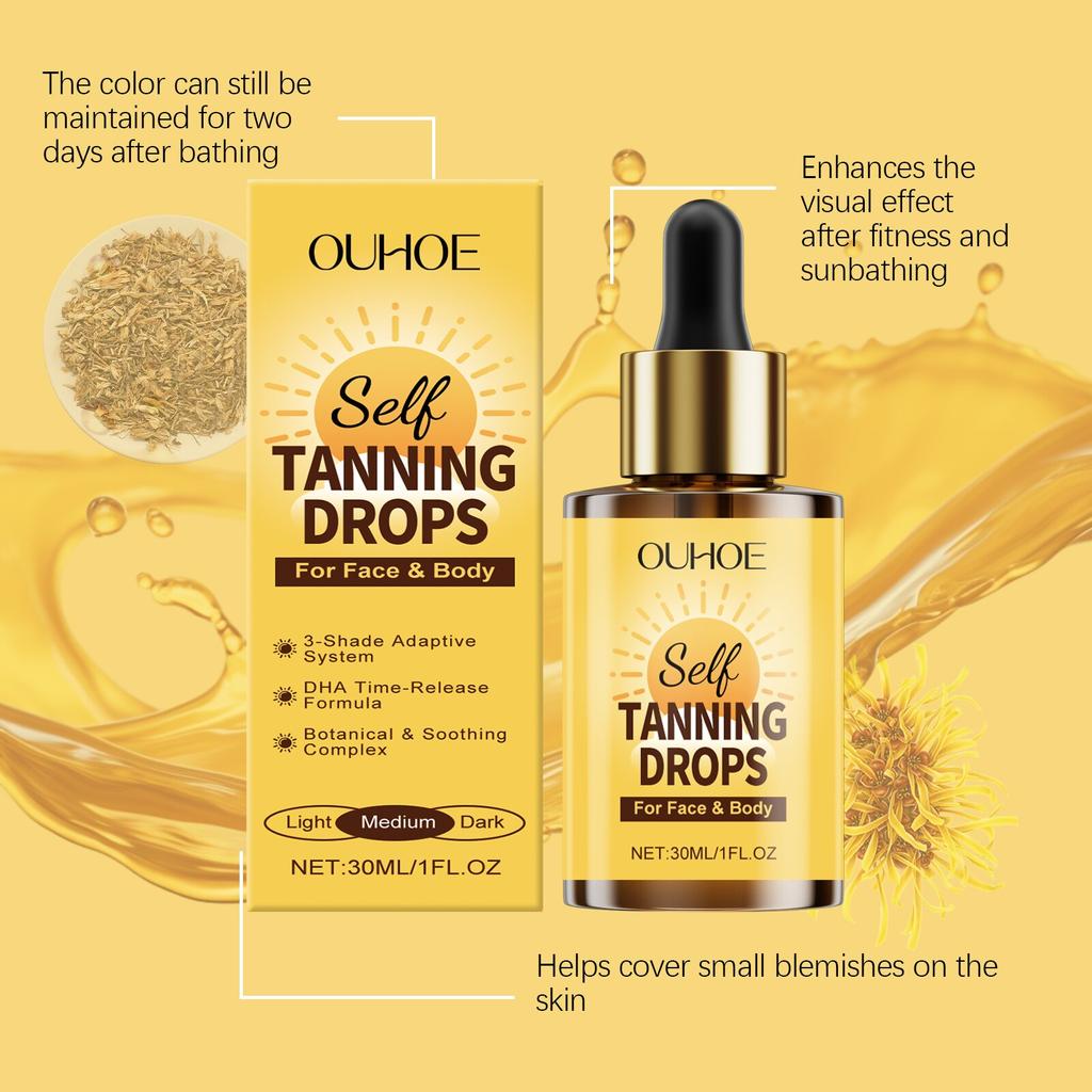 30ml Skin Brightening Essence with Witch Hazel & Gentian Root Extract, Natural Glow Boosting Serum for Radiant Skin