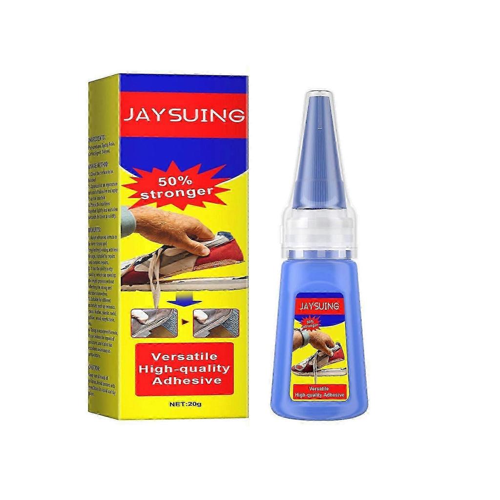 401 Waterproof Multi-Purpose Adhesive Glue - Strong Bond for Leather Soles, Tile Repairs & Household Fixes - Fast Drying, Transparent, 20g