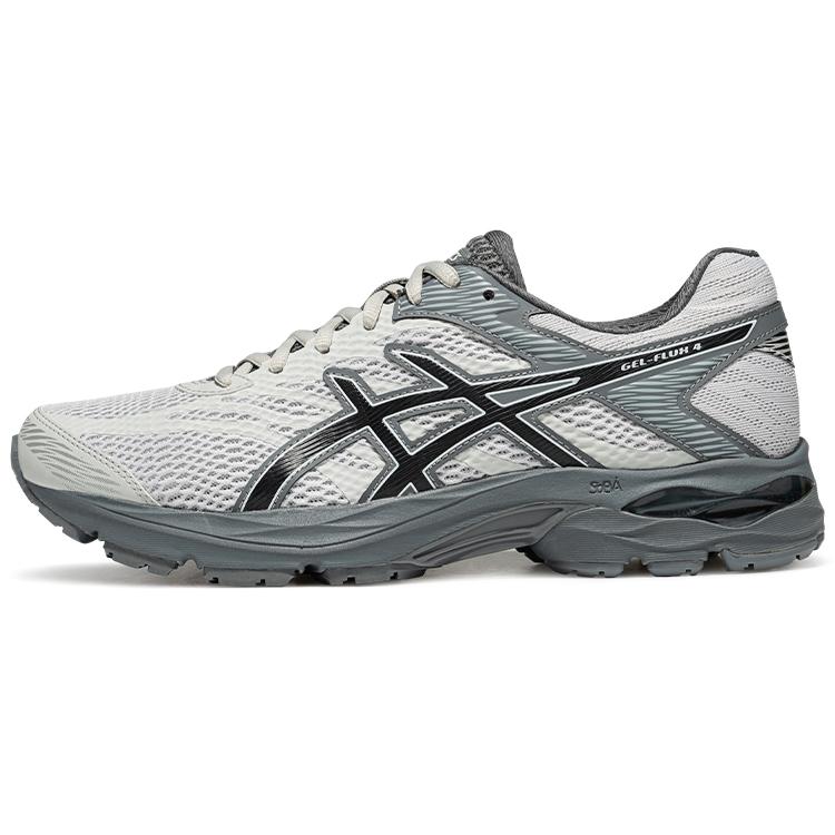 Asics Gel-Flux 4 Fashion Versatile Low-Top Running Shoes Men sneaker Gray Black 1011A614-034