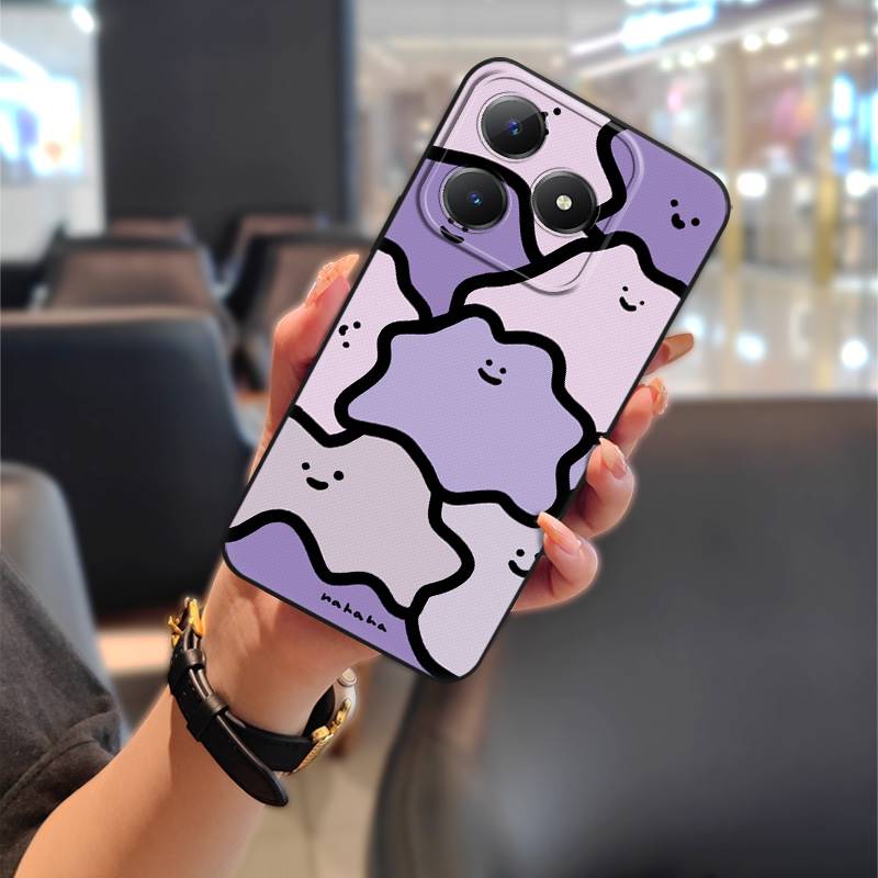 Full wrap Fashion Design Phone Case For Realme C63 4G/C61 4G Protective Cartoon Phone Pouch Anti-knock Anti-dust TPU