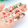 20 Stück/Set Neue Weihnachts-Charms Anhänger Emaille Armband Party Haus Metallhandwerk Dekoration Baum Hängend DIY Schmuckzubehör