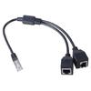 Multiple Device RJ45 LAN Networking Splitter 1 Male To 2 Female Y Adapter Cable Ethernet Extension Cable