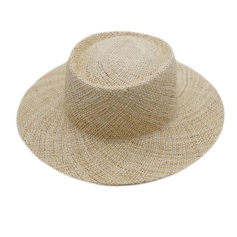 French Retro Vacation Treasure Grass Wide-Brimmed Top Hat Women'S Summer Sunshade Sun Protection Travel Straw Hat Lace Up Korean Foreign Trade Tide