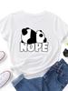 Cute Nope Panda Print T Shirt WoUnisex Short Sleeve O Neck Loose Tshirt Summer WoUnisex Causal Tee Shirt Tops Camisetas Mujer