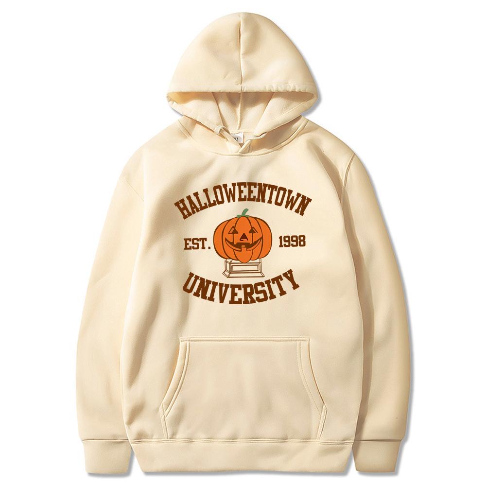 2025 Halloweentown Hoodie Halloweentown Est 1998 Pullover Vintage Halloween Town Fall Sweater Trendy Halloween Party Hoodies