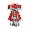 Sterling Silver Imitation Brocade Refrigerator Magnet DIY Kit for Dragon Boat Festival Parent-Child Handmade Activity & Cultural Team Building.