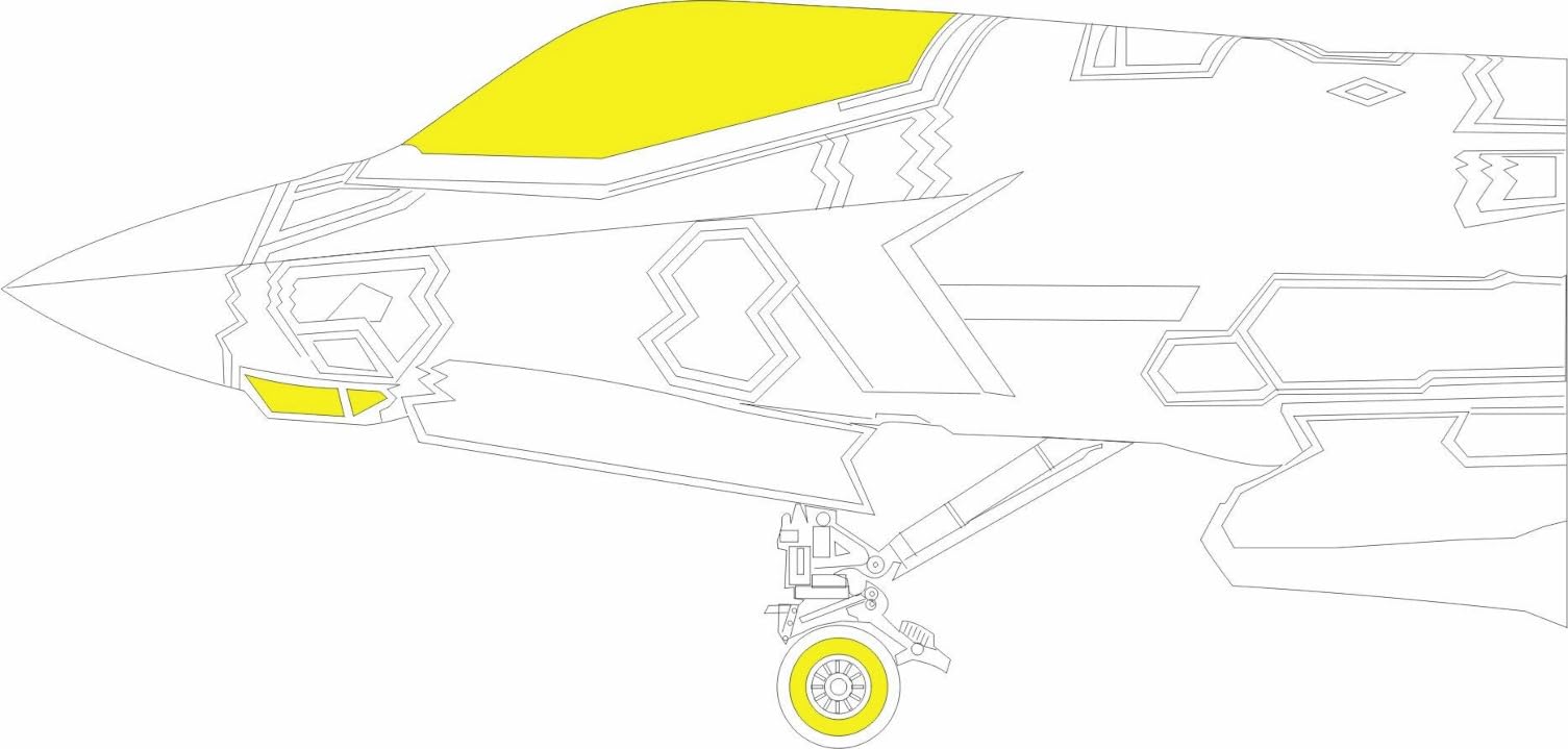 

Eduard Краска Маска Уплотнитель Маскировочный Уплотнитель для Пластиковых Моделей EDUCX692 1/72 F-35A (для Ревелла) (Самолет)