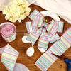 Accesories Colorful Ribbons Linen-like Gift Packaging Ribbons Silk Ribbons  Wrapping Supplies