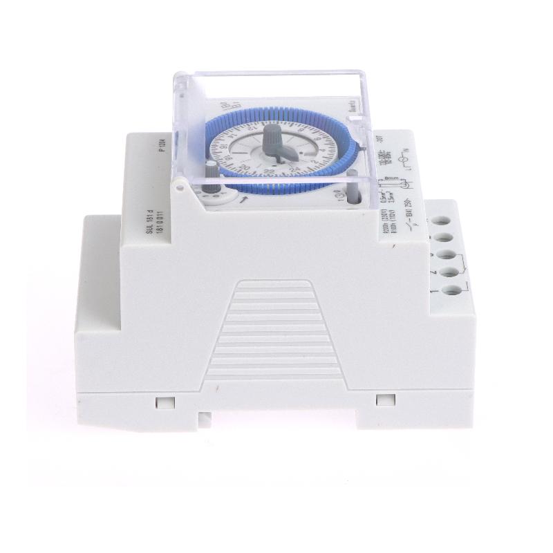 Sul181D Industrial Time Control Switch 110-230V Time Relay 24-Hour Time Control Switch Track Installation Mechanical Timer