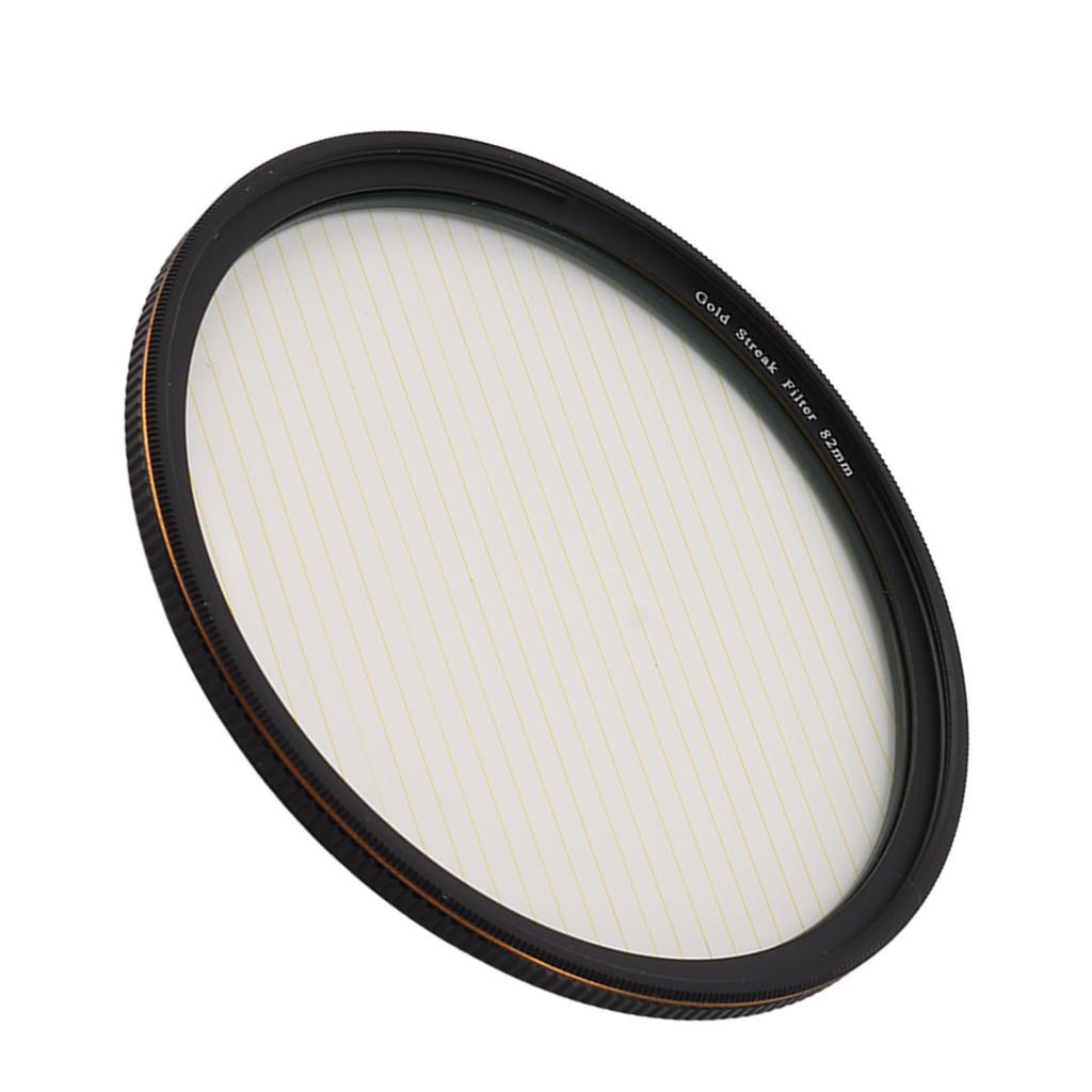 Gold Streak Filter Light   Effect Filter Optical Glass Camera Lens Filter with Case for Photography Nightshoot