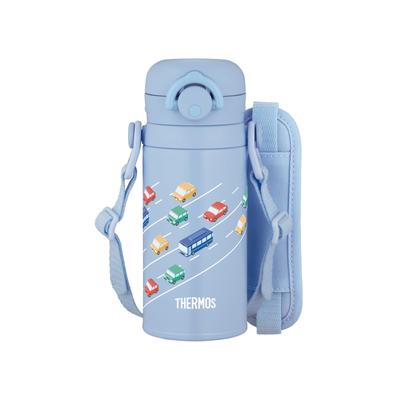 Mobile Light with Detachable Strap and Shoulder Pad for Perfect for School or LB Kids' Mug, 350ml, Blue, Comfort, Daycare, JPF-350