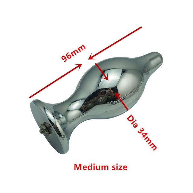 Neues großes Elektroschock-Lust-Pod-Sonde, medizinische Therapie, Metall-Anal-Butt-Plug, Dildo, Vagina, BDSM, Elektro-Sex-Stimulator-Spielzeug