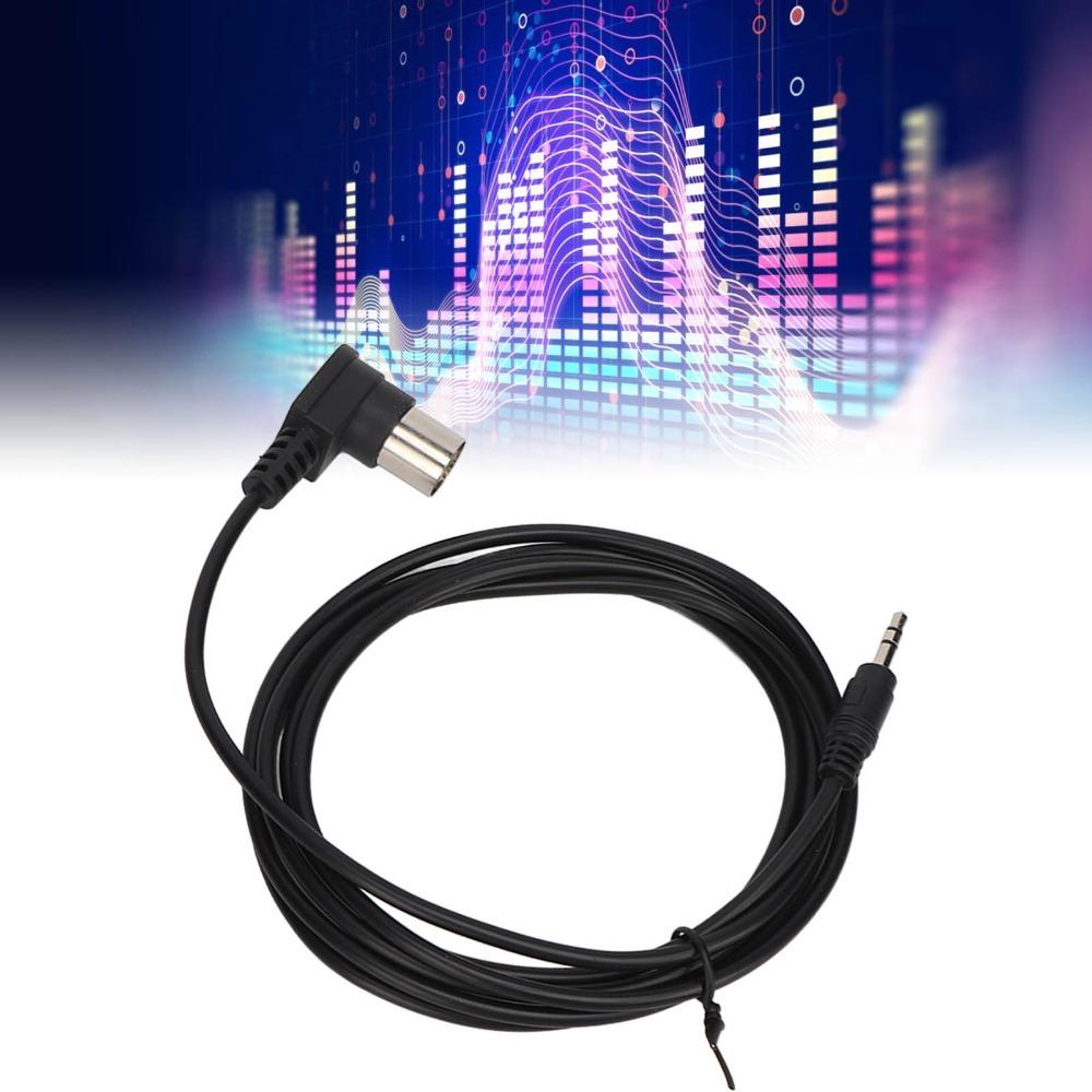 Plug and Play 90-Grad-Winkel 3,5-mm auf DIN 8-Pin Konverterkabel Audio-Geräteanschluss