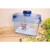 Risu Instant Pickle Container, Square, Clear Blue, 1.6L, Hyperpet, Recipe Included, Made In Japan, S-16