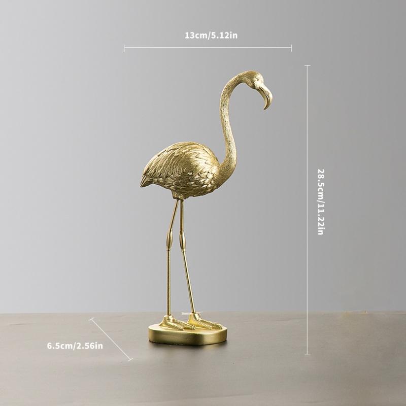 Sošky plameňáků Moderní bytové dekorace Pryskyřičné sošky ptáků plameňáků Ozdoba Plameňáci Tropické prvky Stolní dekorace pro pobřežní oblasti