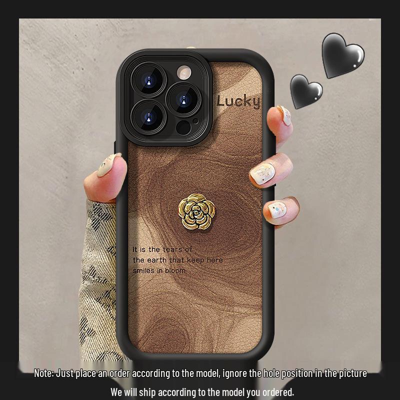 

Camellia Doll Lanyard Compatible with Apple iPhone 16/15PRO/14/13/X Silicone/Lambskin Case iPhone 15
